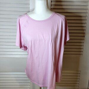 Excellent Condition (2X) Tek Gear Pink Dolman Sleeve Tee